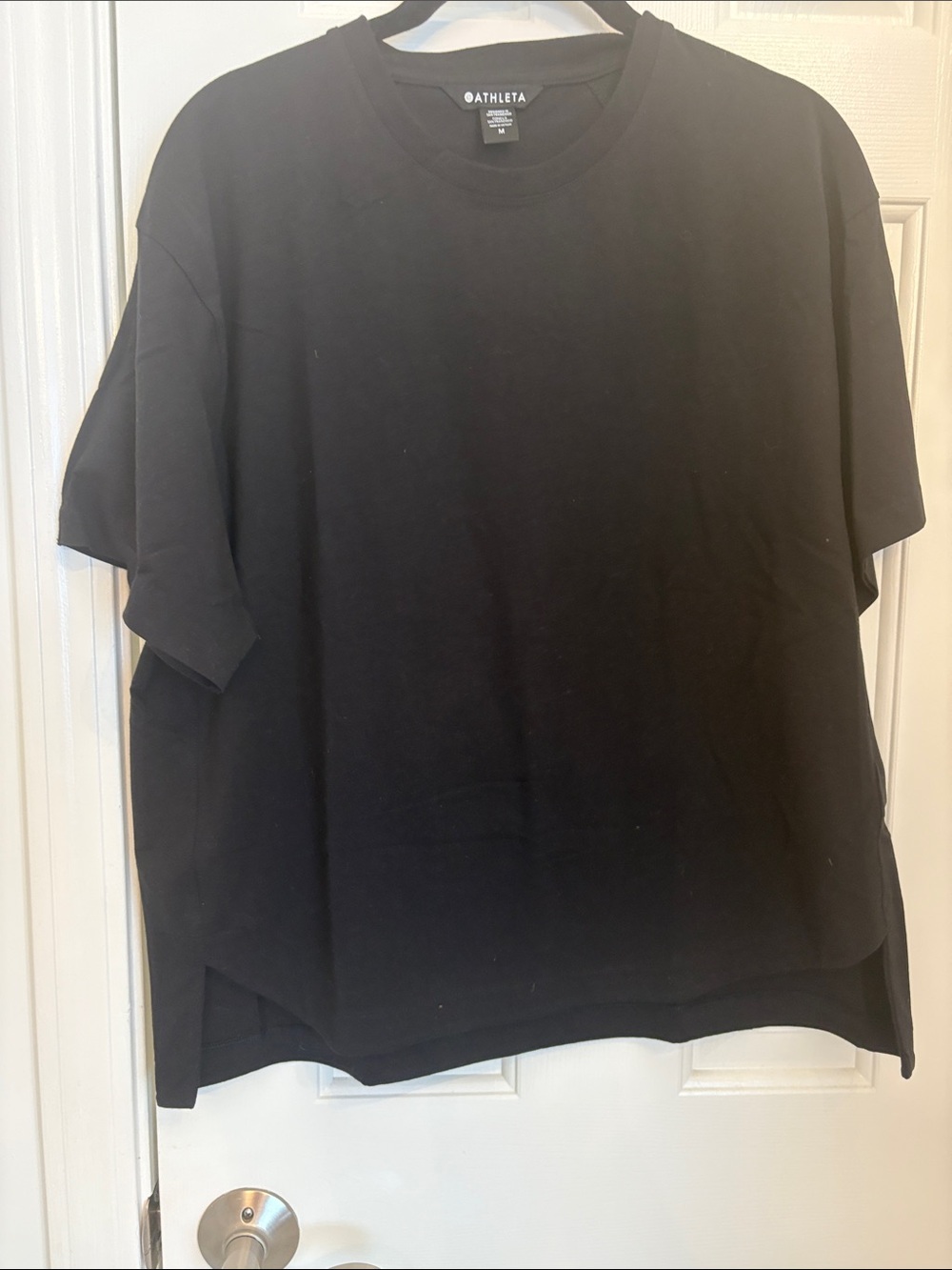 Athleta Black Relaxed Crewneck Tee